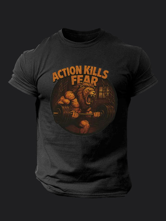 Action Kills Fear BombApe Gym T-shirt