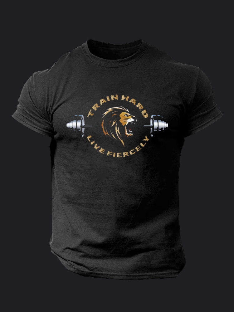 Train Hard BombApe Gym T-shirt