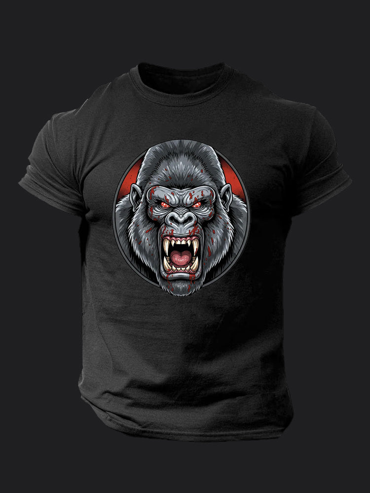 Demon Gorilla BombApe Gym T-shirt