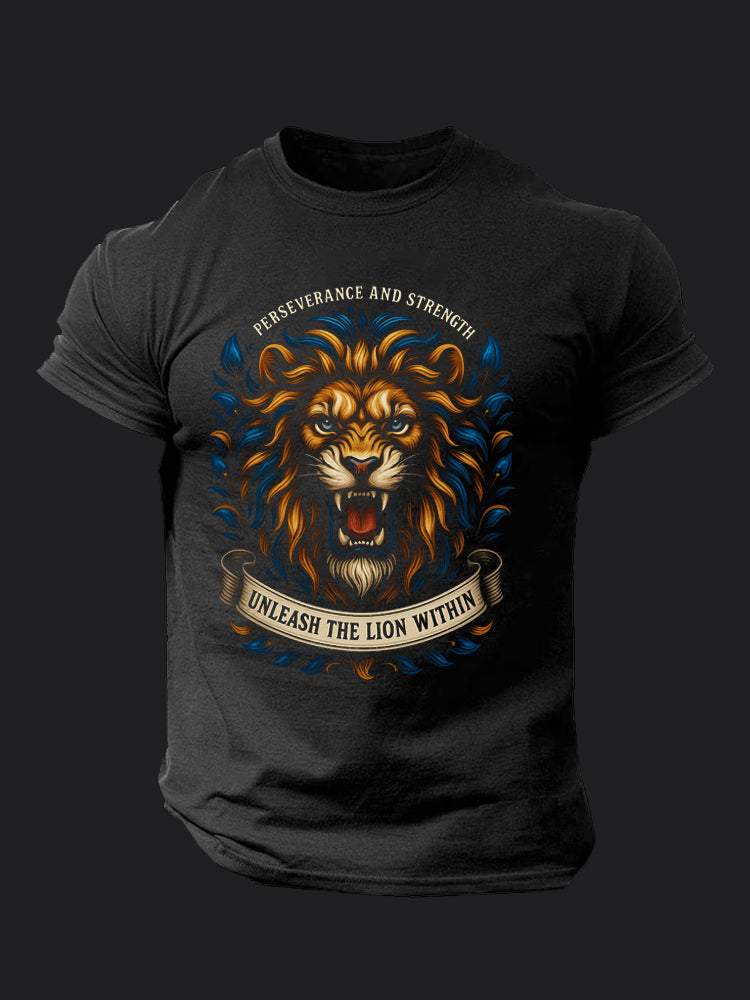 Unleash The Lion Within BombApe Gym T-shirt