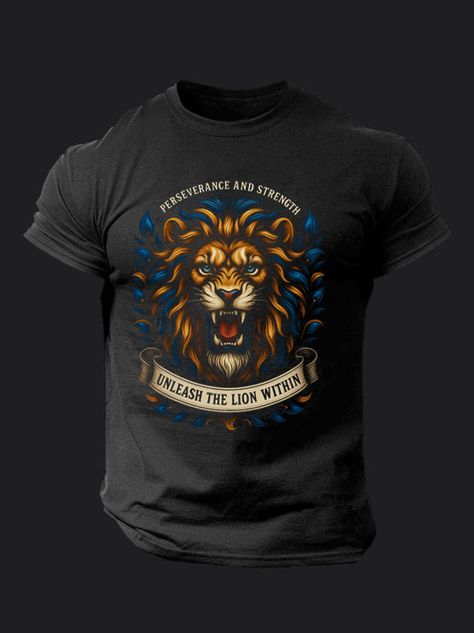 Unleash The Lion Within BombApe Gym T-shirt