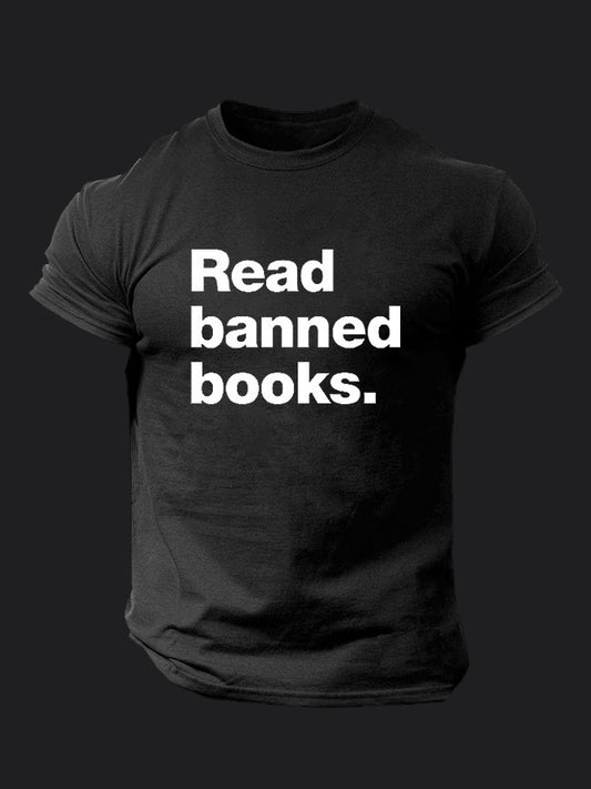 Read Banned Books BombApe Gym T-shirt