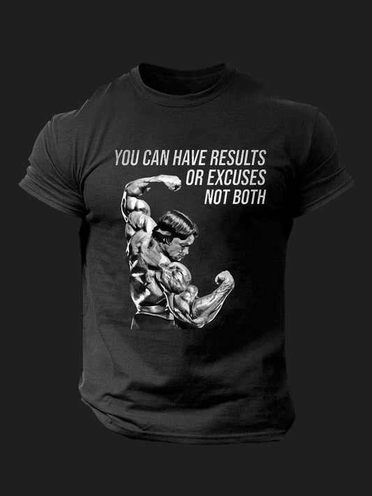 Have Results Or Excuses BombApe Gym T-shirt