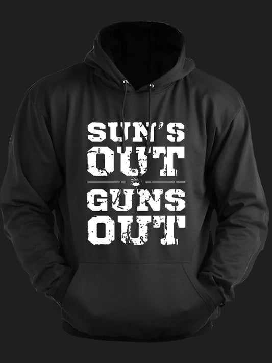 Suns Out Guns Out BombApe Gym Hoodie