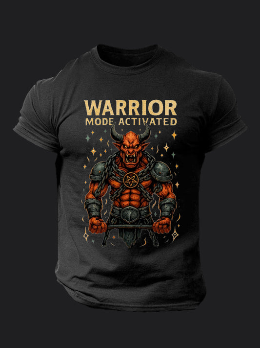 Warrior Mode Activated  BombApe Gym T-shirt