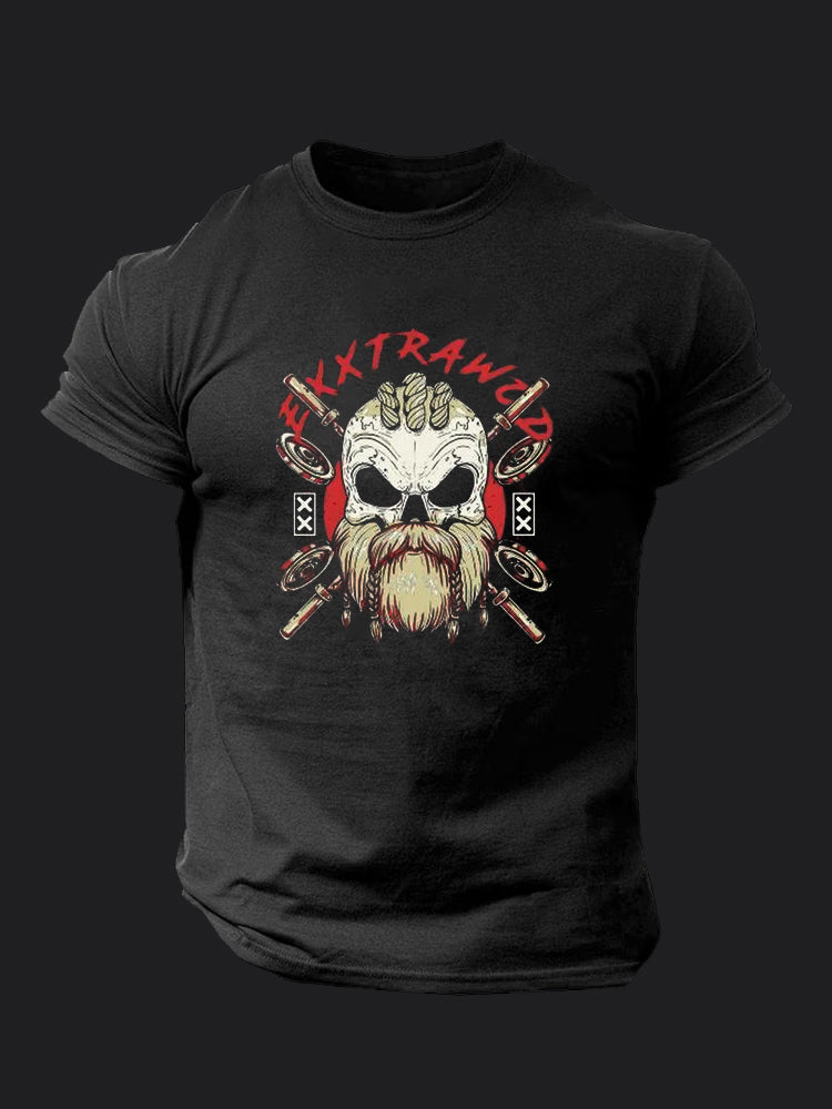 Exxtrawod Viking BombApe Gym T-shirt