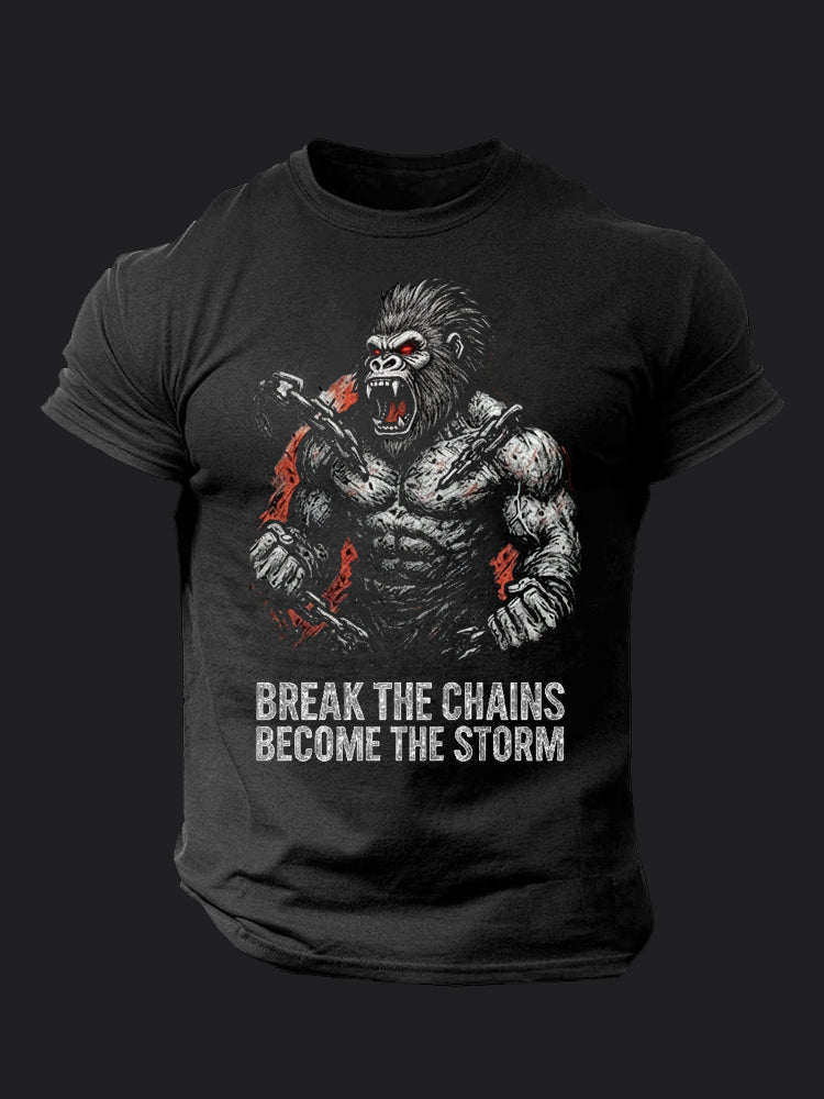 Break The Chains BombApe Gym T-shirt