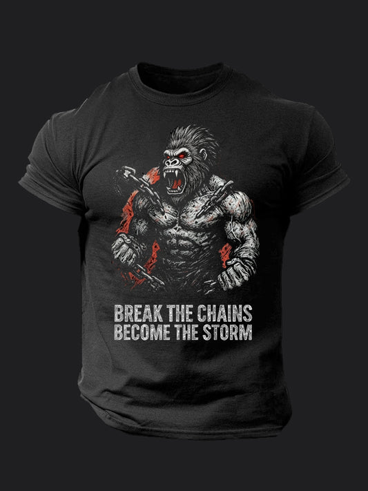Break The Chains BombApe Gym T-shirt