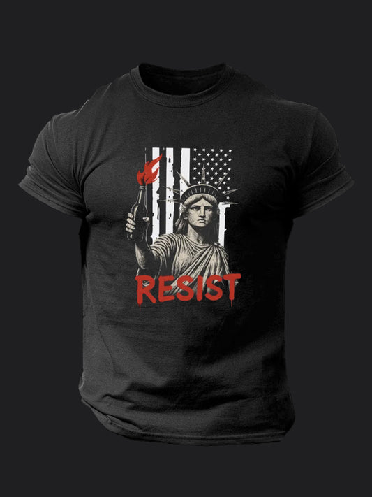 Statue of Liberty Resist BombApe Gym T-shirt