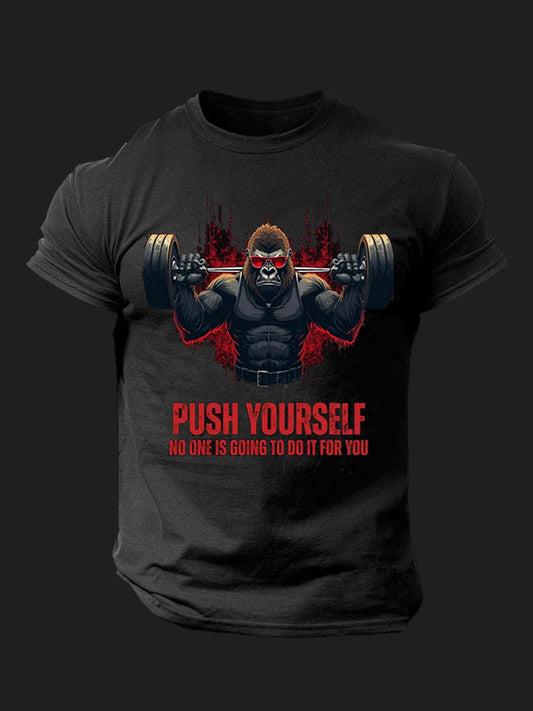 Push Yourself BombApe Gym T-shirt