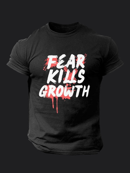 Fear Kills Growth BombApe Gym T-shirt