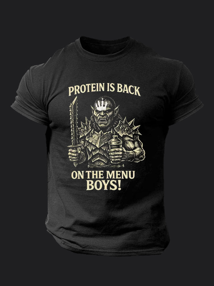 Protein Is Back BombApe Gym T-shirt