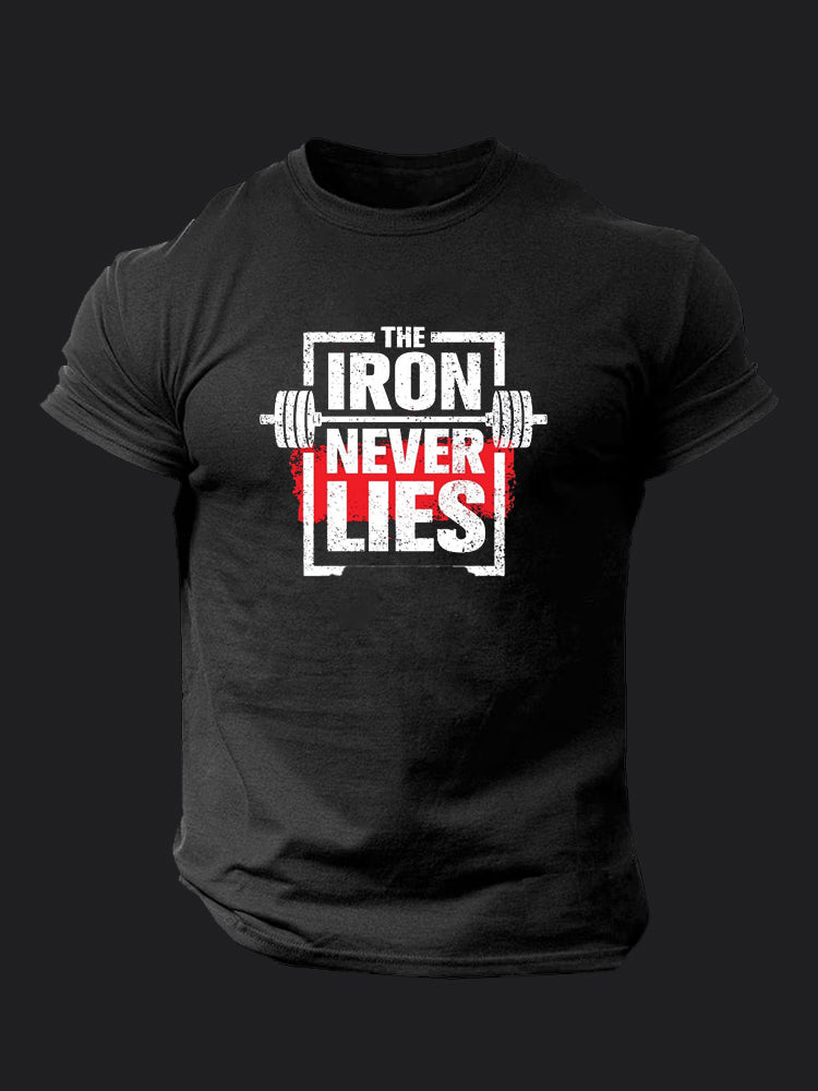 The Iron Never Lies BombApe Gym T-shirt