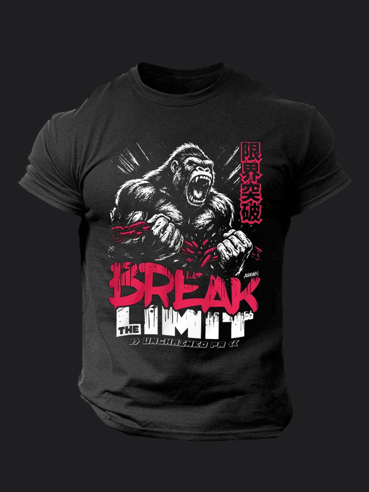 Motivational Gorilla BombApe Gym T-shirt