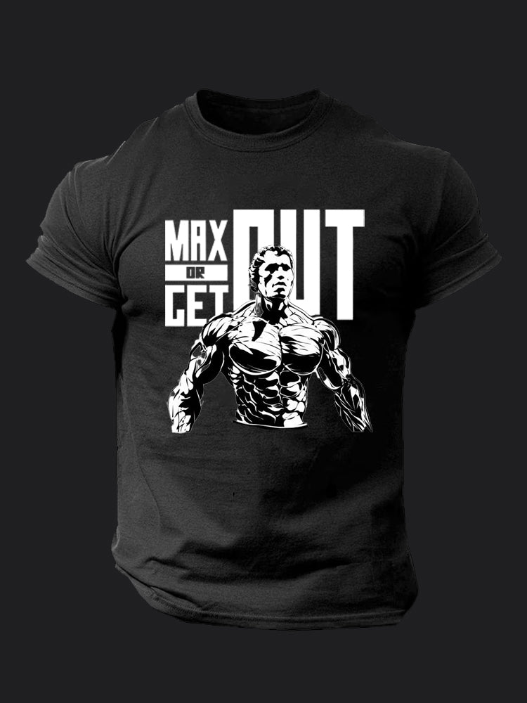 Max Or Get Out BombApe Gym T-shirt