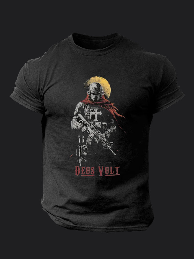Deus Vult 2.0 BombApe Gym T-shirt