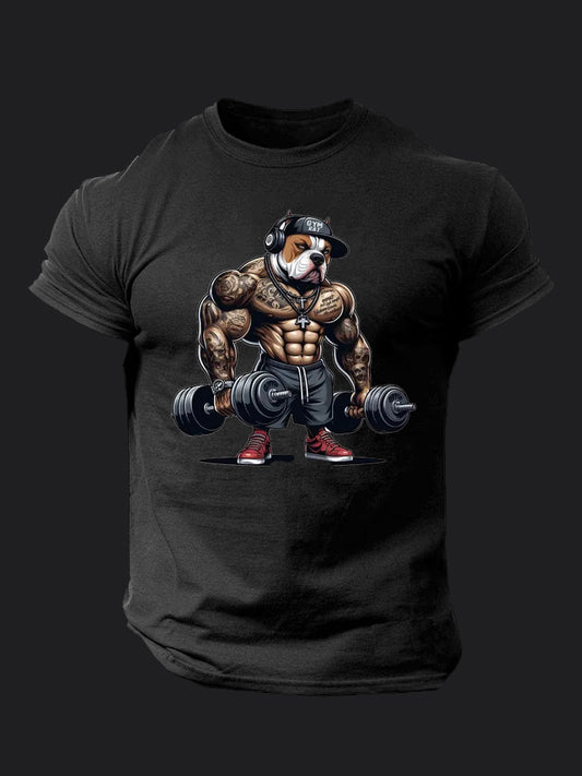 Gym Rat Pitbull BombApe Gym T-shirt