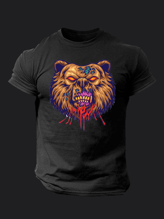 Zombie Bear BombApe Gym T-shirt
