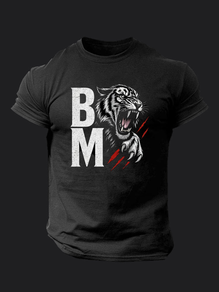 Beast Mode Tiger BombApe Gym T-shirt