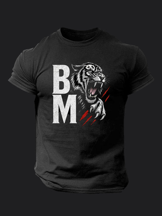 Beast Mode Tiger BombApe Gym T-shirt