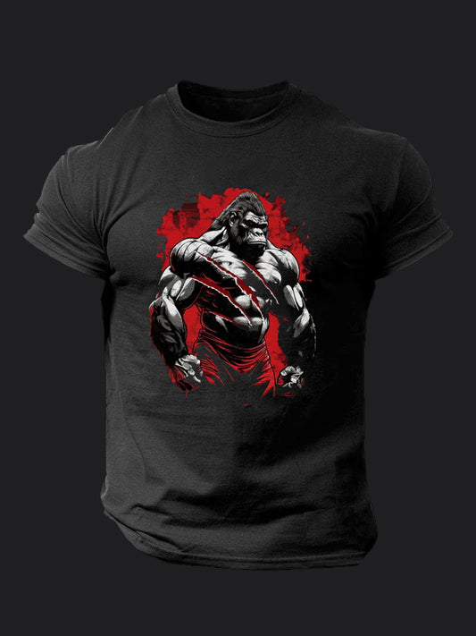 Deadlifting Exercise BombApe Gym T-shirt