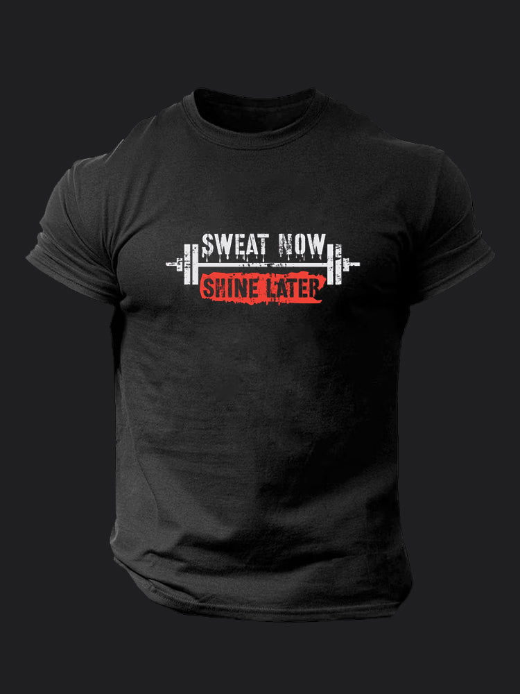 Sweat Now Shine Later BombApe Gym T-shirt