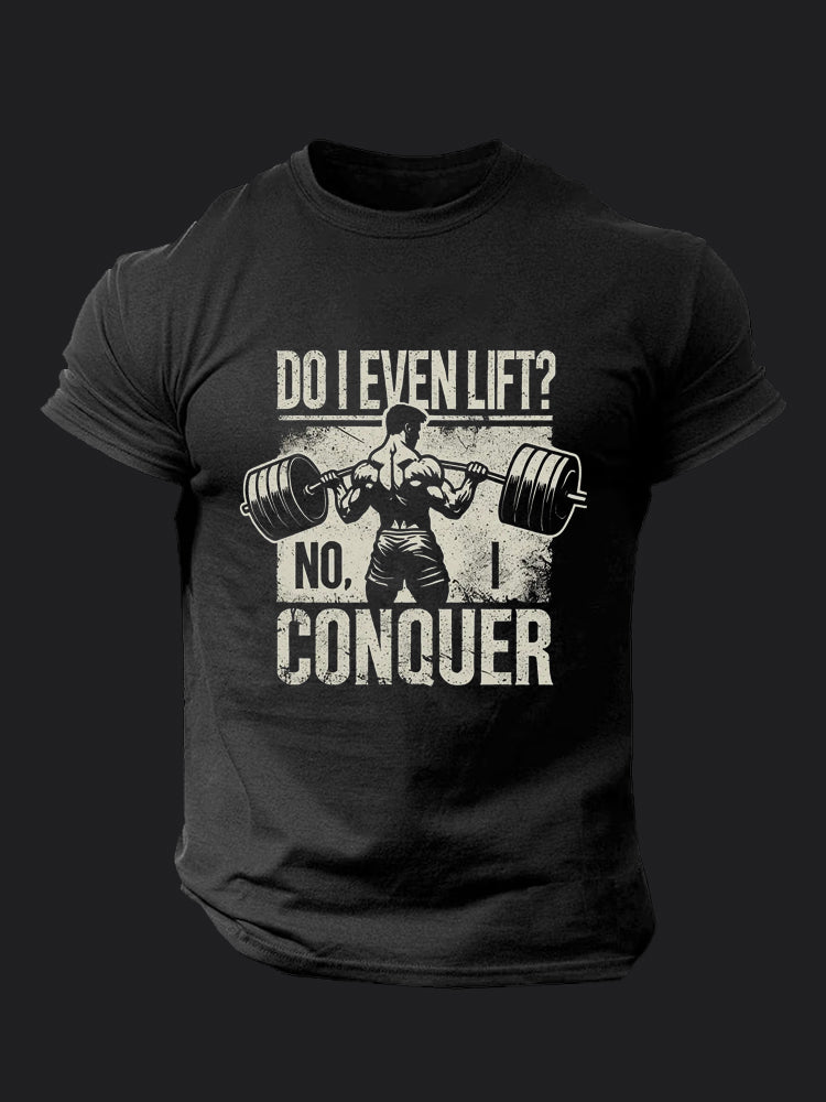 No I Conquer BombApe Gym T-shirt