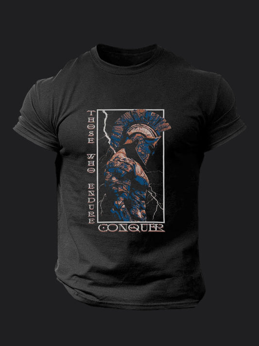Those Who Endure Conquer BombApe Gym T-shirt