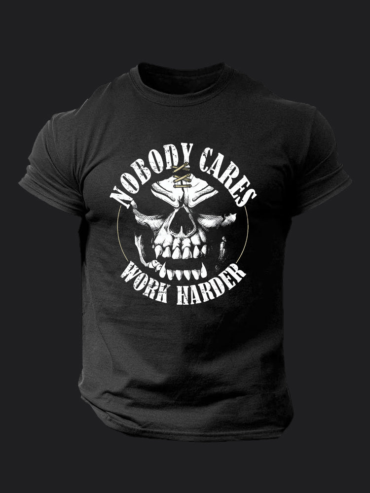 Nobody Care Work Harder BombApe Gym T-shirt