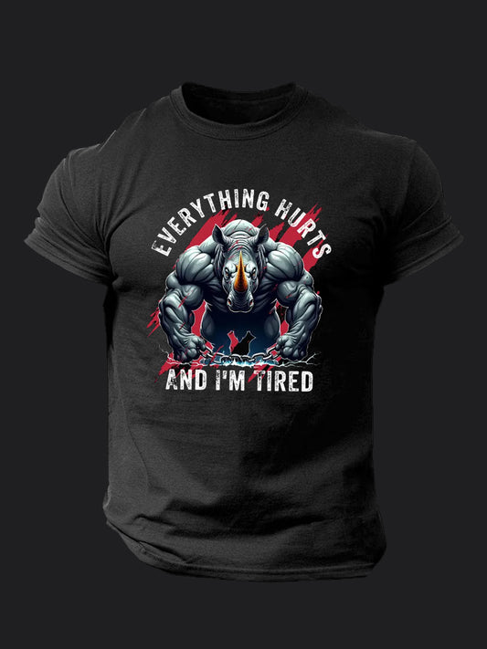 Everything Hurts and I'm Tired BombApe Gym T-shirt