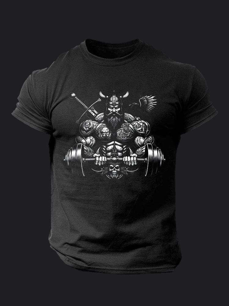 viking reaper Gym BombApe GymT-shirt
