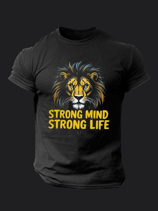 Strong Mind Strong Life BombApe Gym T-shirt