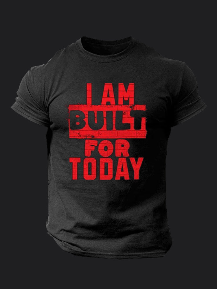 I Built for Today BombApe Gym T-shirt