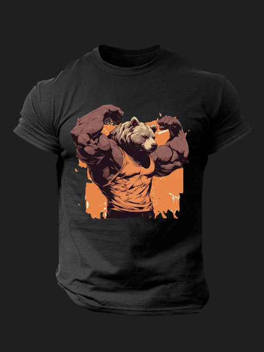 Muscular Bear BombApe Gym T-shirt