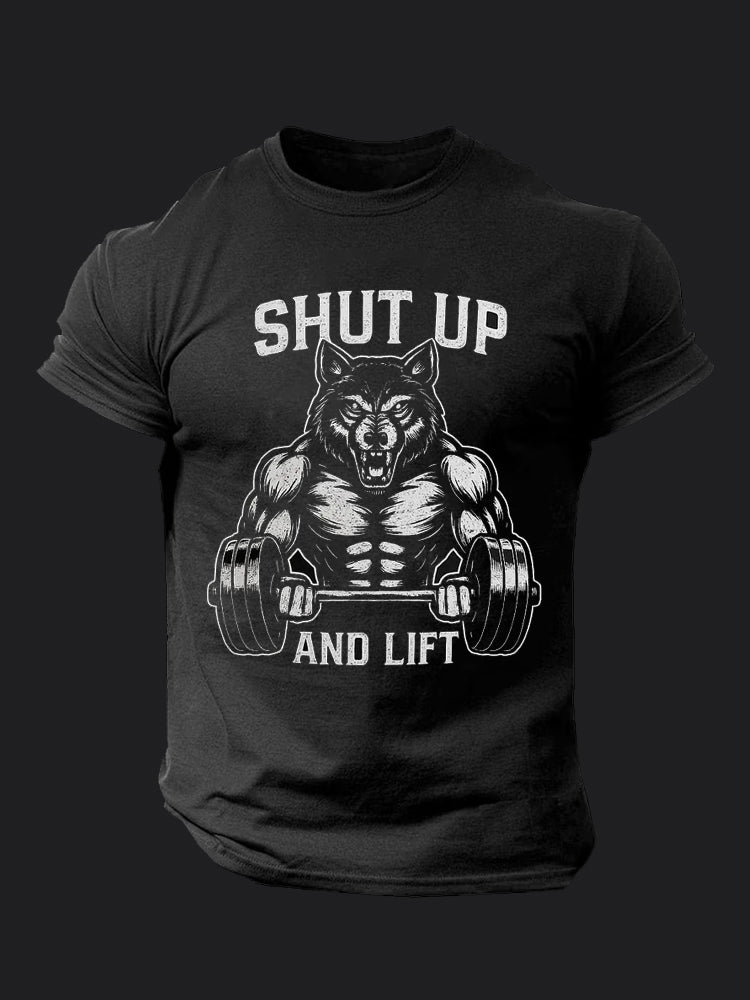 Shut Up and Lift BombApe Gym T-shirt