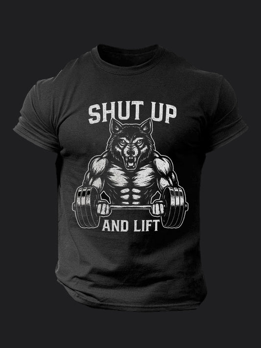 Shut Up and Lift BombApe Gym T-shirt