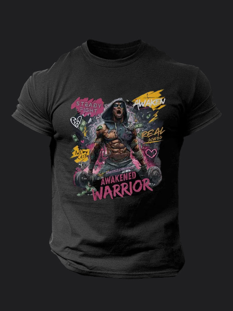Awakened Warrior BombApe Gym T-shirt