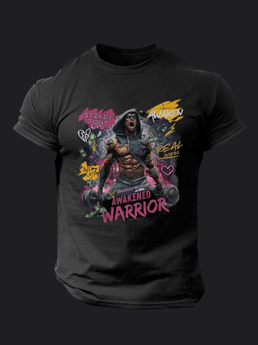 Awakened Warrior BombApe Gym T-shirt
