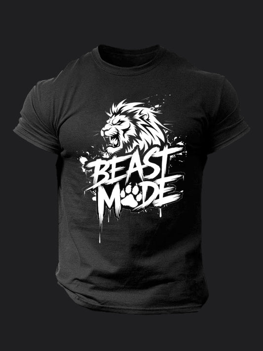 Beast Mode Lion BombApe Gym T-shirt