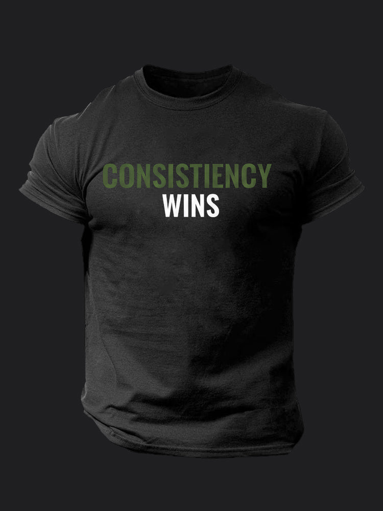 Consistiency Wins BombApe Gym T-shirt