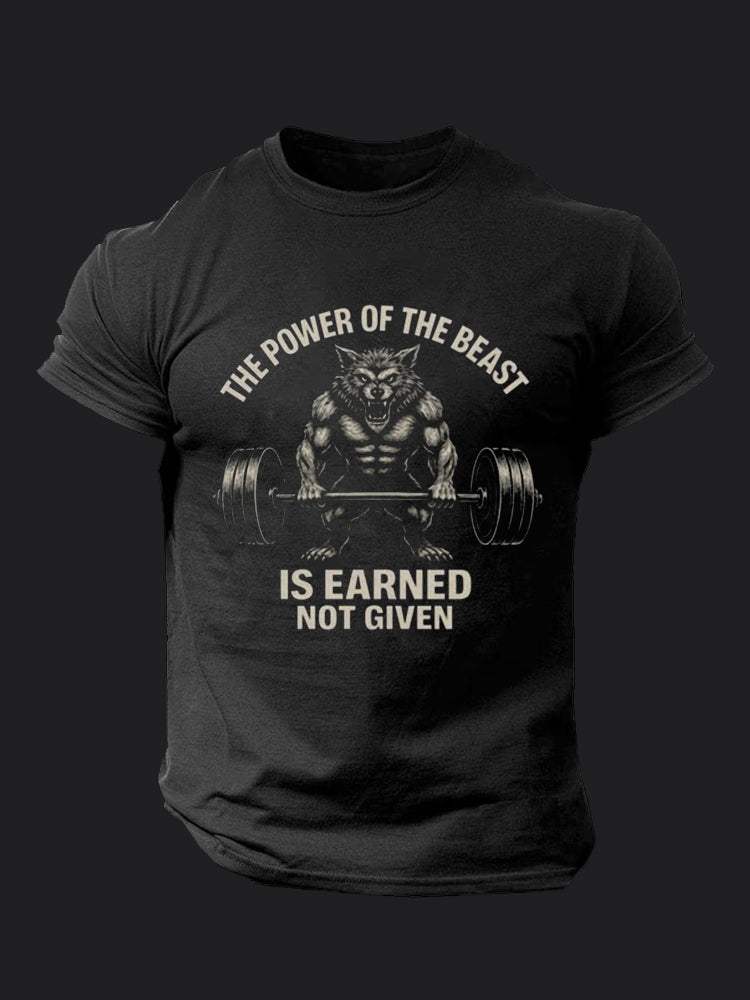 Power of the Beast  BombApe Gym T-shirt