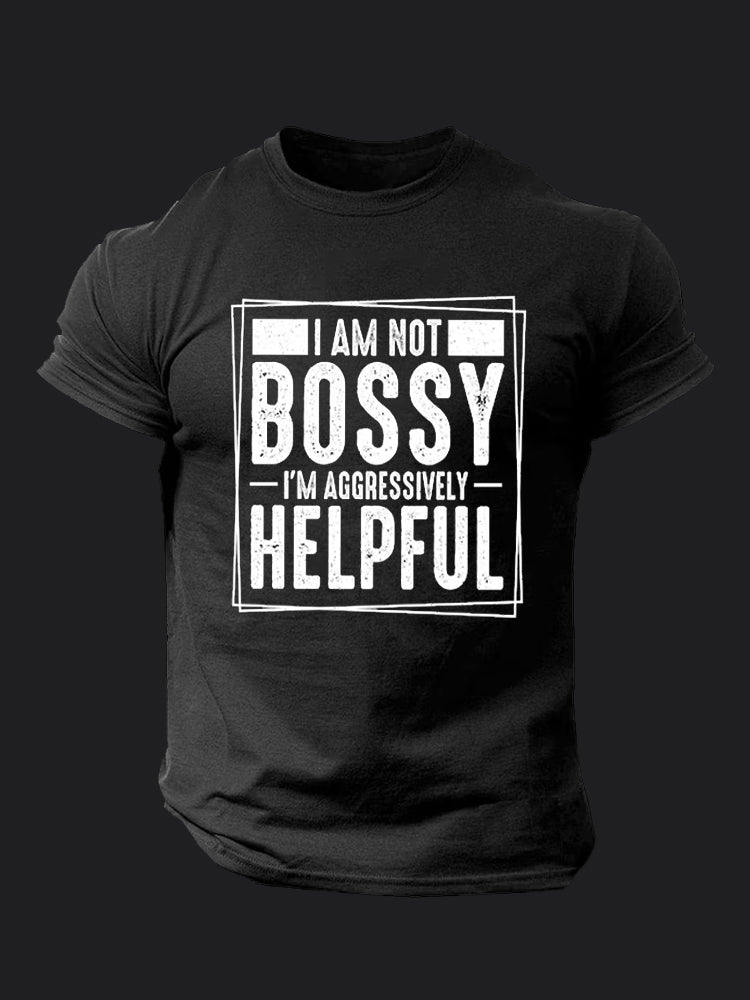 I'm Aggressively Helpful BombApe Gym T-shirt