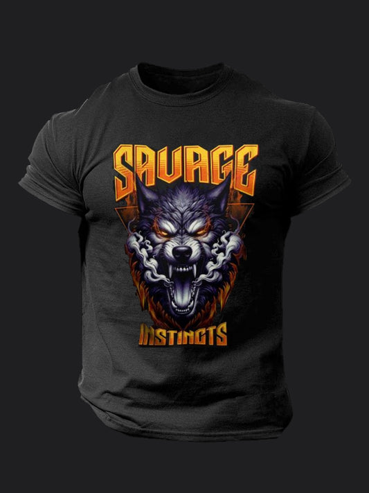 Fierce Wolf BombApe Gym T-shirt