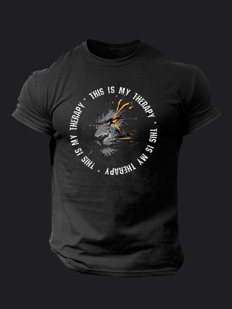This is My Therapy BombApe Gym T-shirt