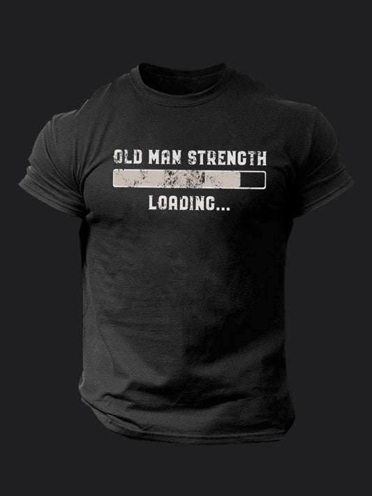 Old Man Strength Loading BombApe Gym T-shirt