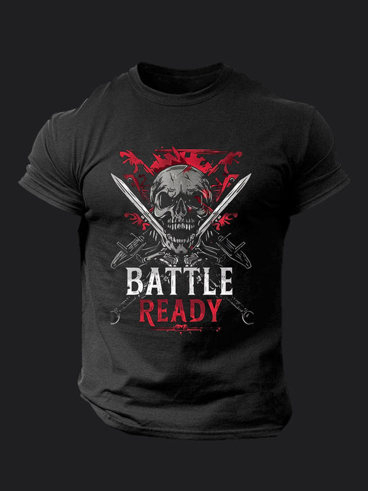 Battle Ready Skull BombApe Gym T-shirt
