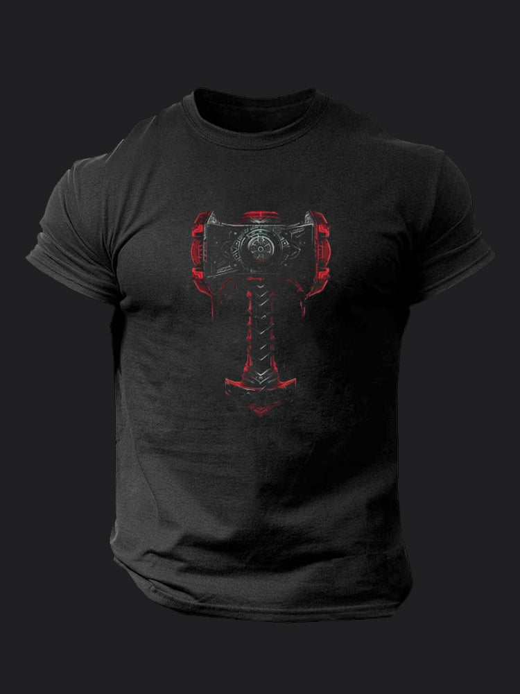 Viking Themed Hammer BombApe Gym T-shirt