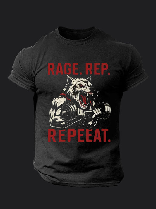 Rage Rep Repeat BombApe Gym T-shirt