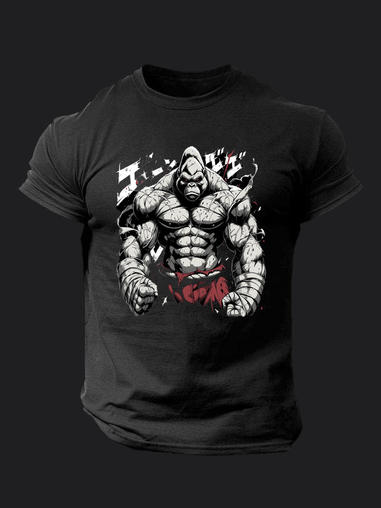 Gorilla King BombApe Gym T-shirt