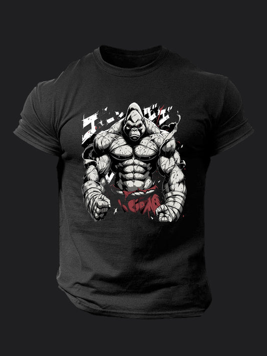 Gorilla King BombApe Gym T-shirt
